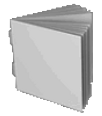 Broschüre mit Drahtheftung, Endformat Quadrat 10,5 cm x 10,5 cm, 68-seitig