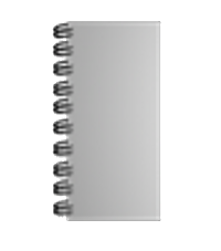 Broschüre mit Metall-Spiralbindung, Endformat DIN lang (105 x 210 mm), 112-seitig